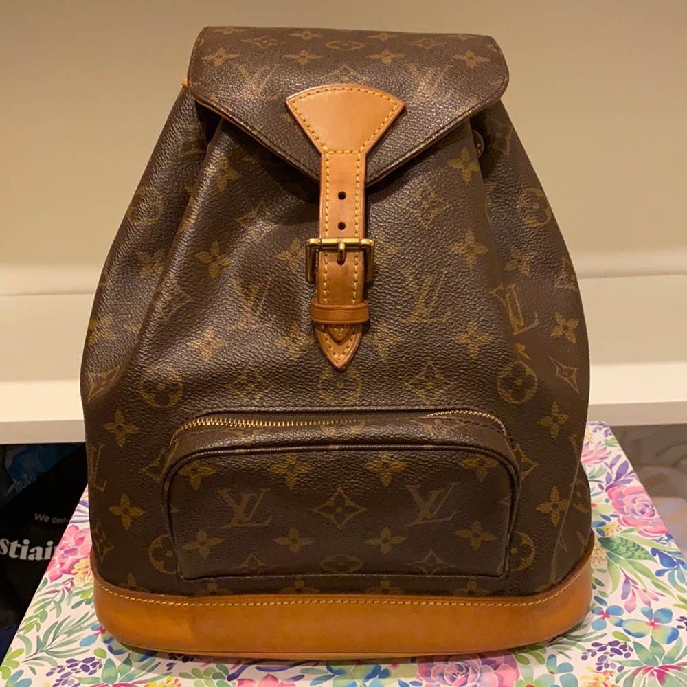🔥🔥🔥Louis Vuitton Montsouris Mm Backpack